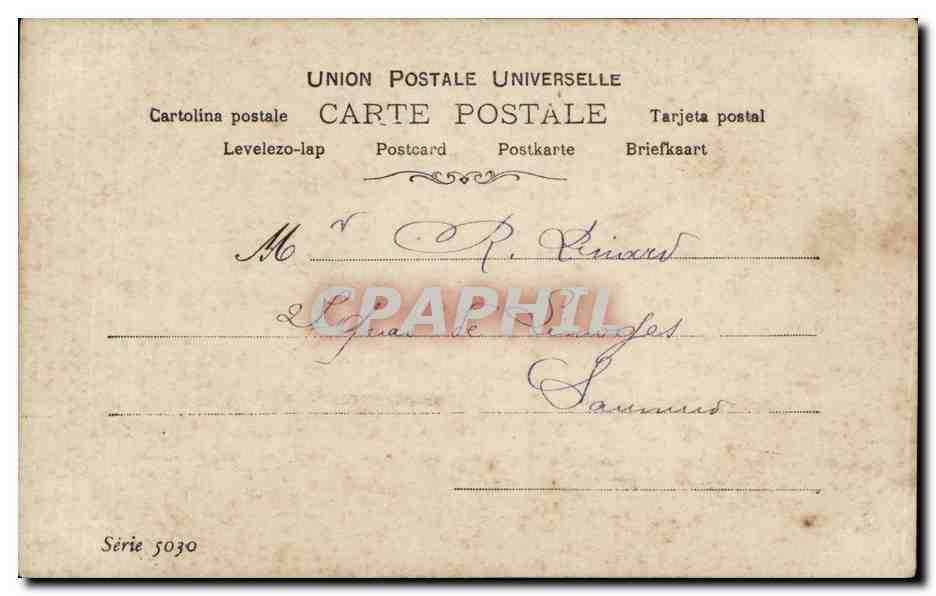 Demoiselles d'Honneur — Waléry, París — Serie 5030 — Reverso