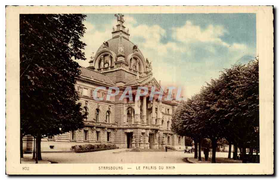 Strasbourg CPA Le palais du Rhin