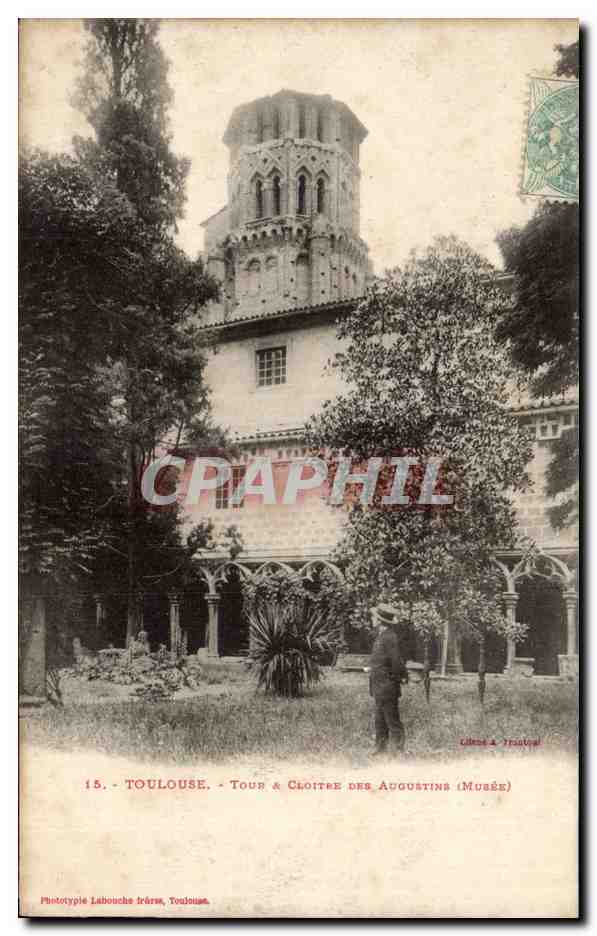 CPA Toulouse Tour et cloitre des Augustins musee