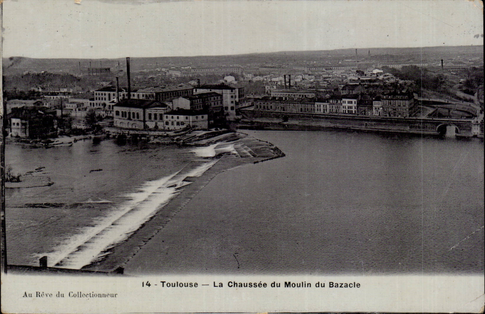 CPA Toulouse La chaussee du moulin du Bazacle