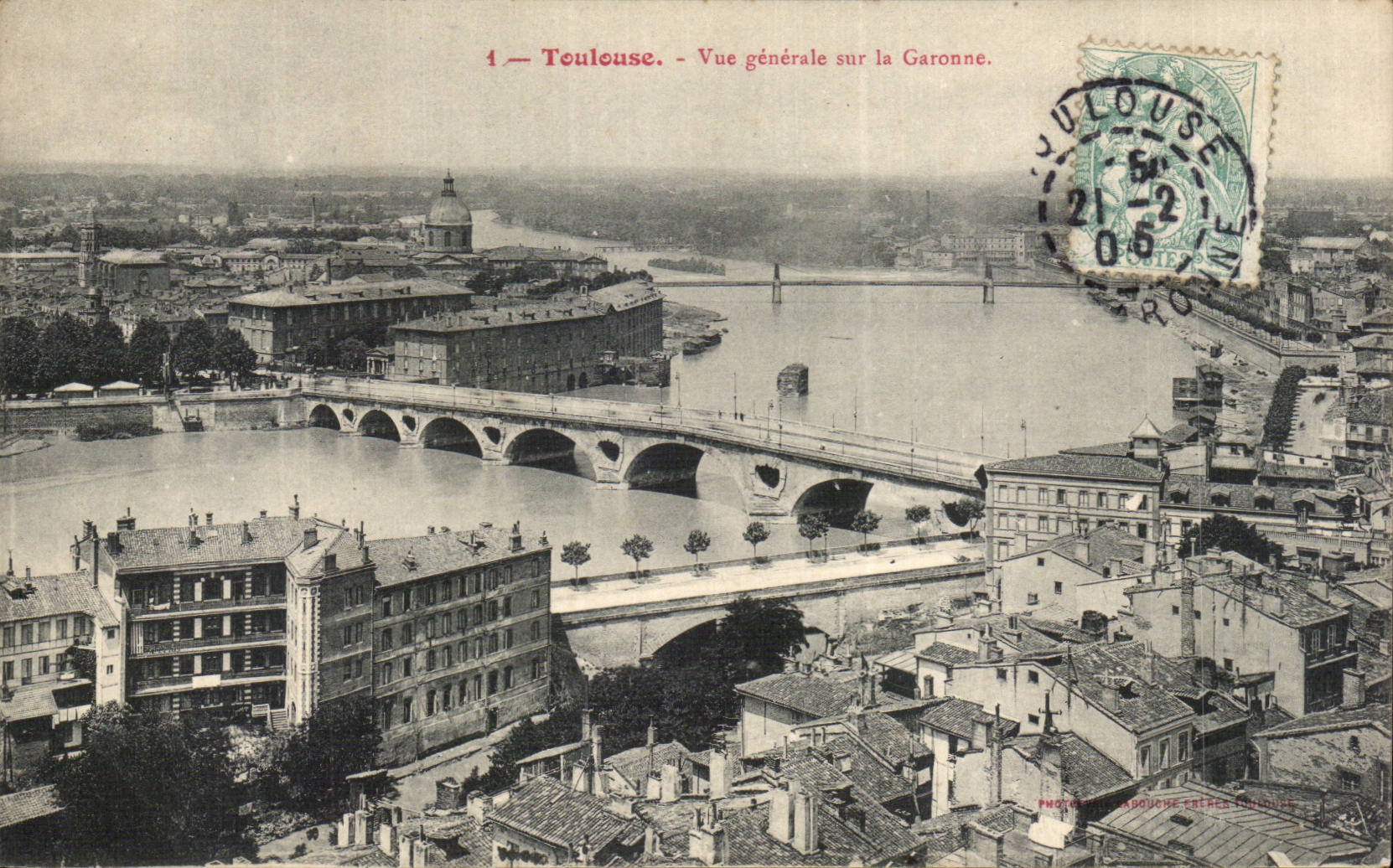 Toulouse — Vue générale sur la Garonne — Photothèque Toulouse