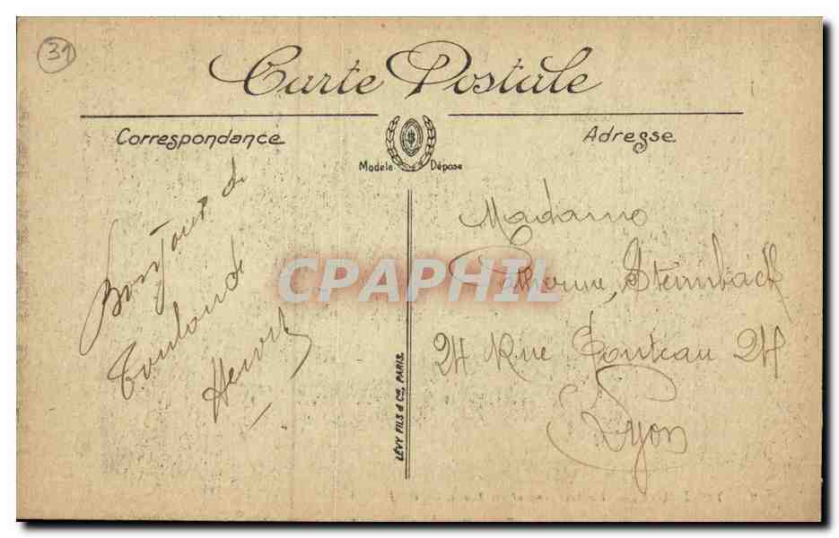 Toulouse — Die Garonne und die Brücken — G. P. — Rückseite