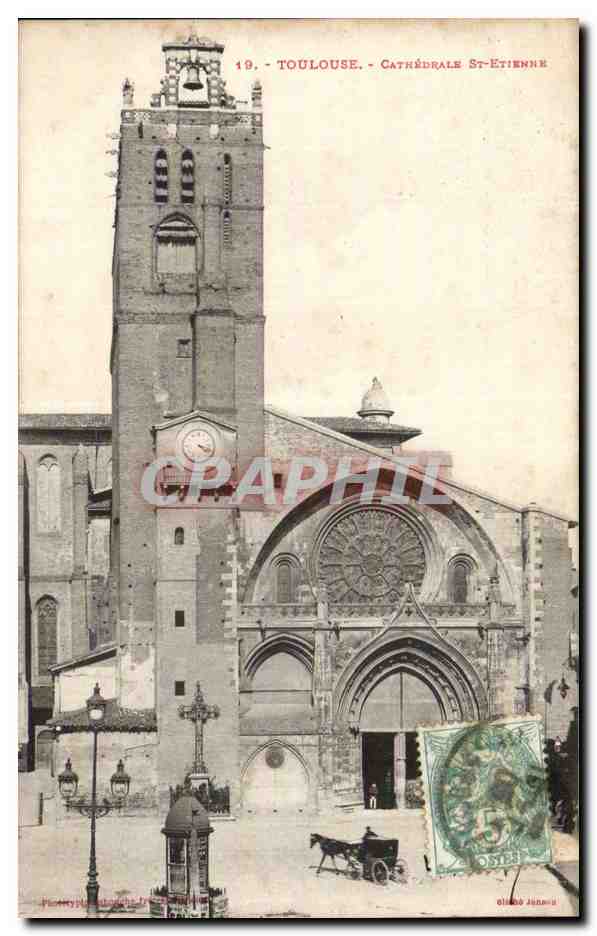 CPA Toulouse Cathedrale St Etienne