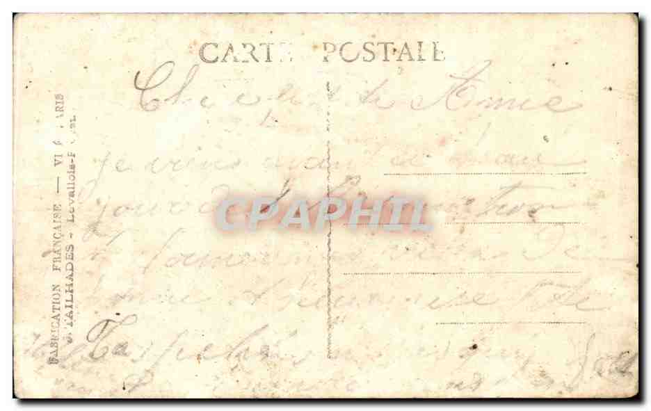 CPA Fantaisie Fleurs Bonne fete — Rückseite