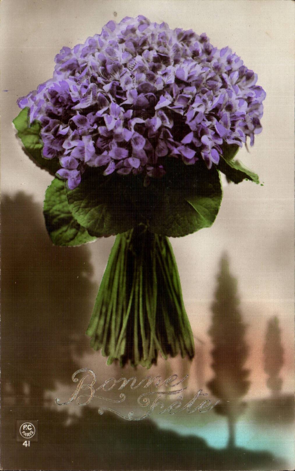 CPA Fantaisie Fleurs 