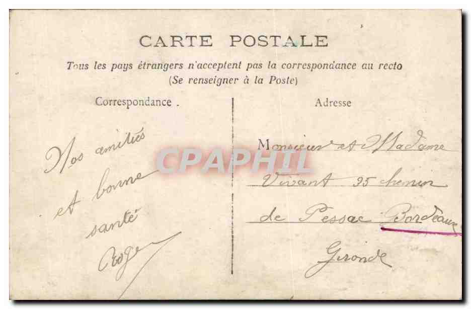 CPA Fantaisie Enfant Garcon Bonne annee — Rückseite