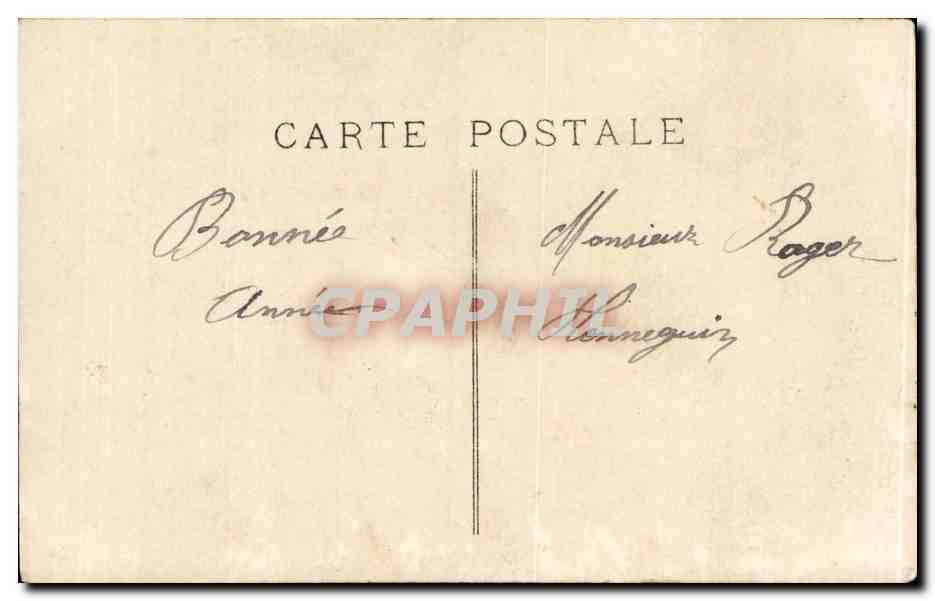 CPA Fantaisie Enfant Garcon Bonne annee — Rückseite