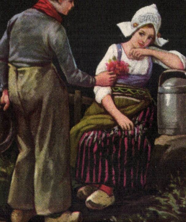 CPA Fantaisie Femme