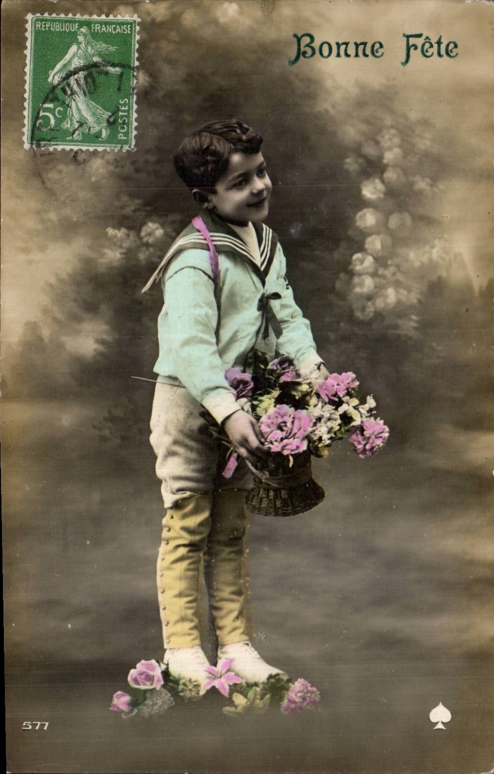 CPA Fantaisie Enfant Garcon