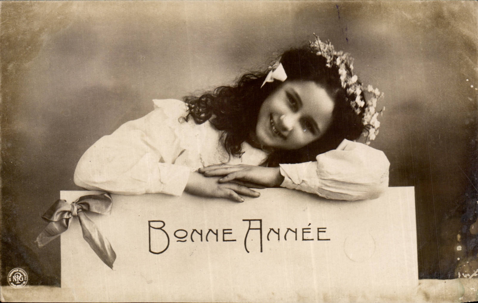 CPA Fantaisie Enfant Bonne annee