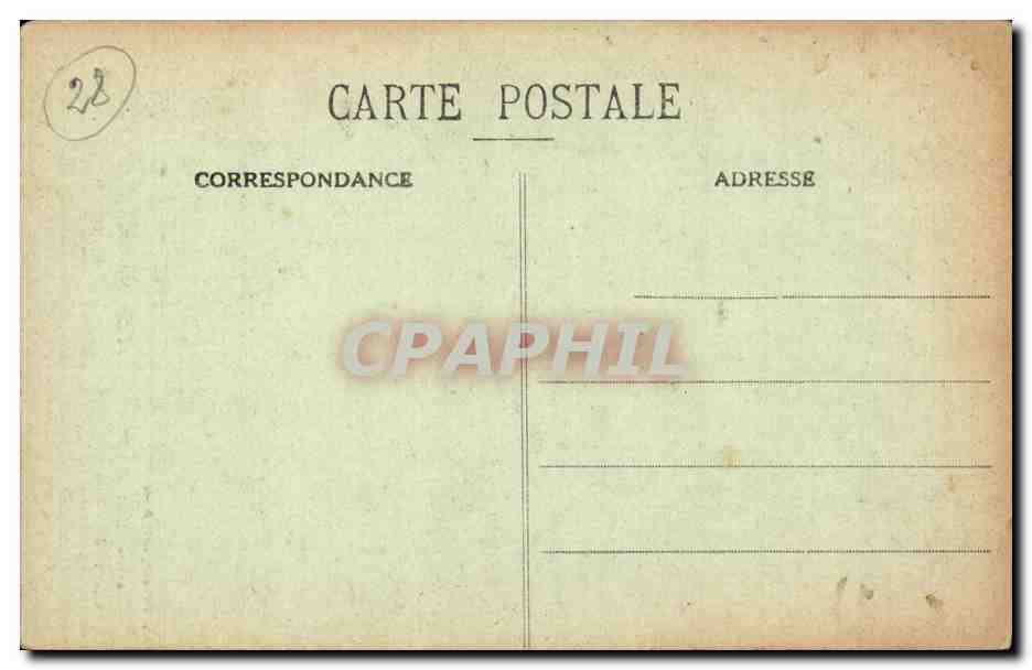 Chartres - La Cathédrale - Façade Occidentale — G. Foucault, édit., Dreux, n° 243 — Rückseite