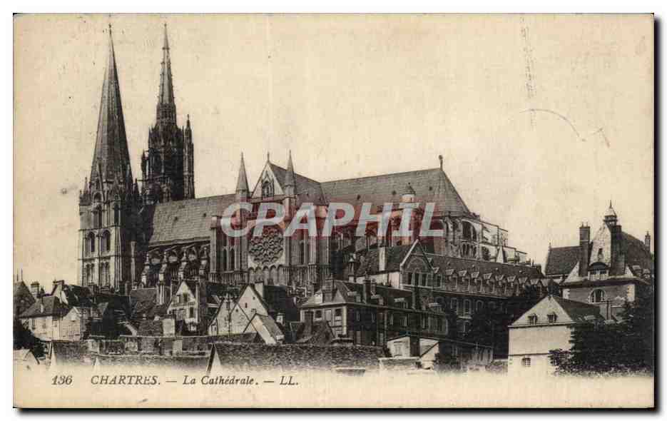 Chartres CPA La cathedrale 