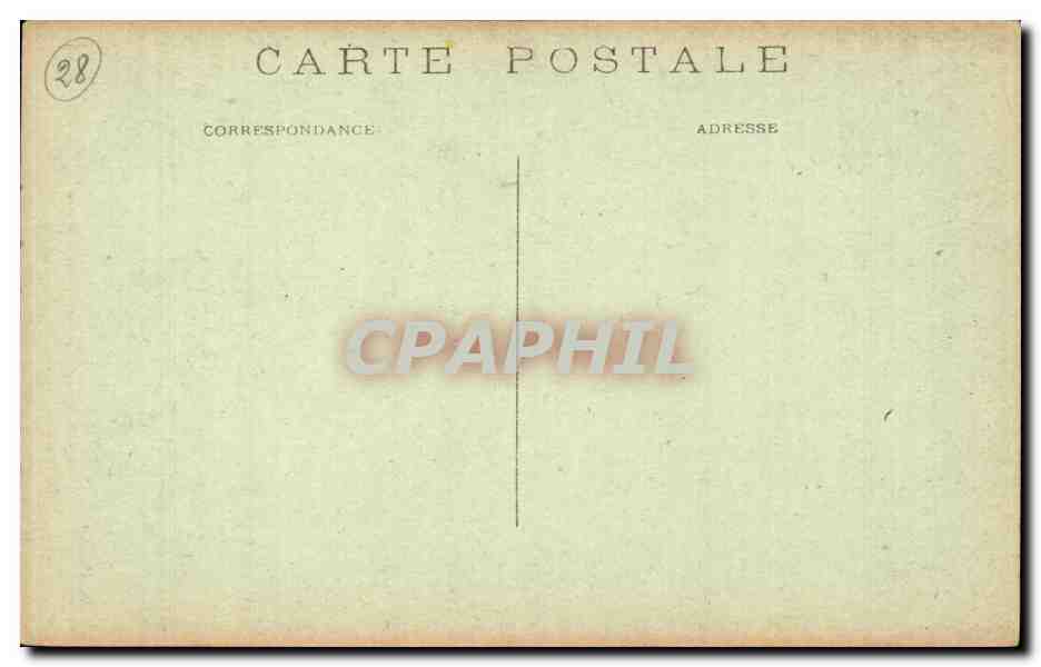 Chartres CPA Cathedrale L'inconscience — Verso