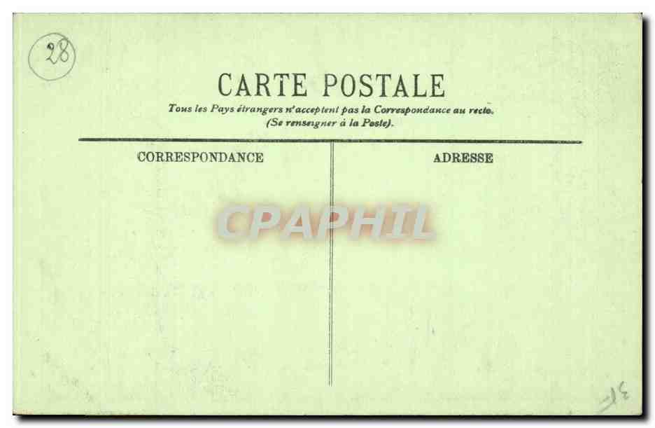 Chartres CPA Cathedrale Notre Dame sous terre Le Baptistere — Verso