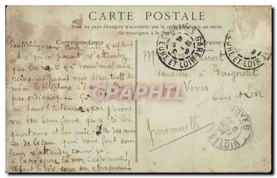 Châlons-sur-Marne — Vieille Rue Saint-Yves — Marcelle Alaflasse — Verso
