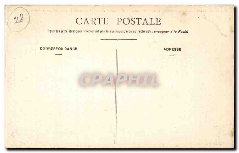 Chartres CPA Cathedrale Le tour du choeur Un ange annonce la conception de Jesus — Verso