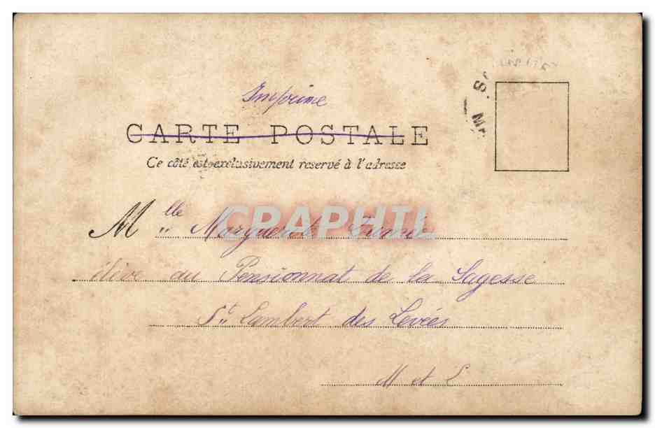 CPA Fantaisie Enfant Bebe — Rückseite