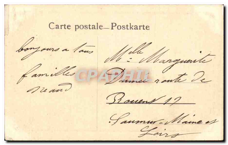 CPA Fantaisie Femme Miss Ivy Lilian Close — Verso