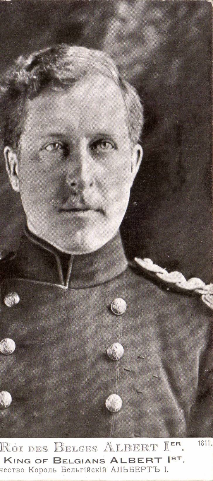 Albert Ier, Roi des Belges — portrait militaire — Édition Patriotique, Paris