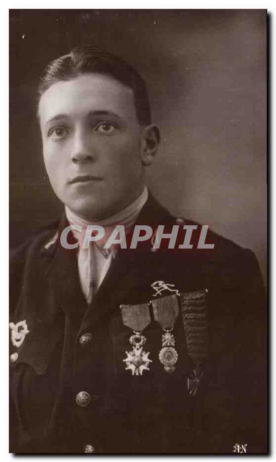CPA Les as de l'aviation Marinovitch victoires