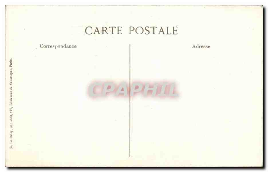 Les Zeppelins sur Paris — Crimes odieux des pirates boches — La maison du brigadier Bidault — Éditeur B.D. Vine, Paris — Verso