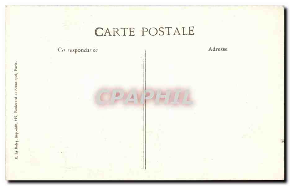 Les Zeppelins sur Paris — Crimes des pirates boches — La maison du brigadier Bidault — E. La Deley, Paris — Reverso