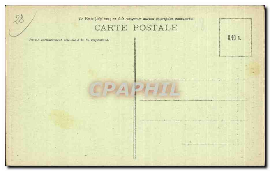 Schloss Maintenon (E.-et-L.) — Der Eingangsportal von der südlichen Hofseite gesehen — G. Foucault, Verlag, Bruyères — Rückseite