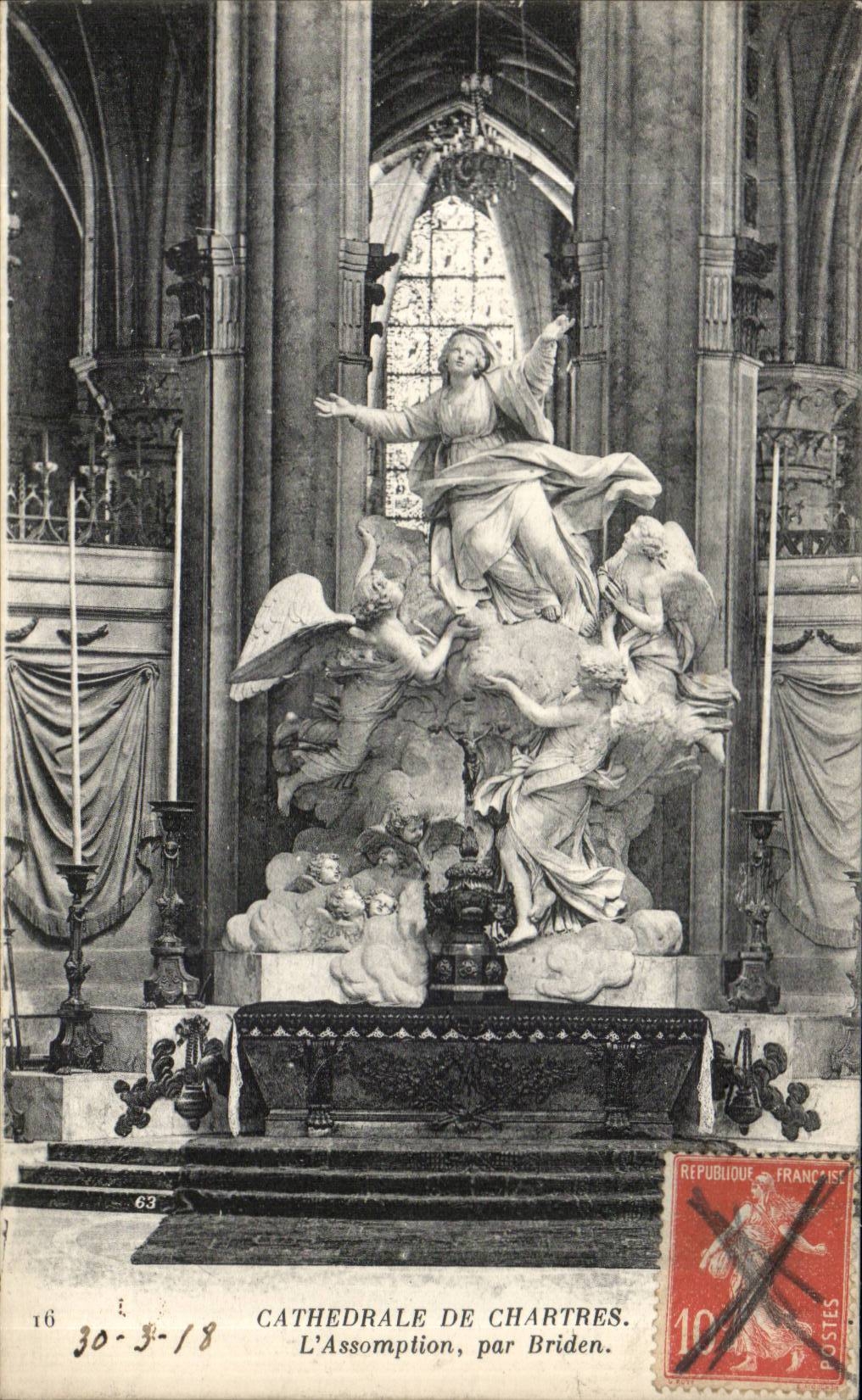 Cathédrale de Chartres — L'Assomption, par Briden — IMP. PHOT. MEURCHIN ET CIE.