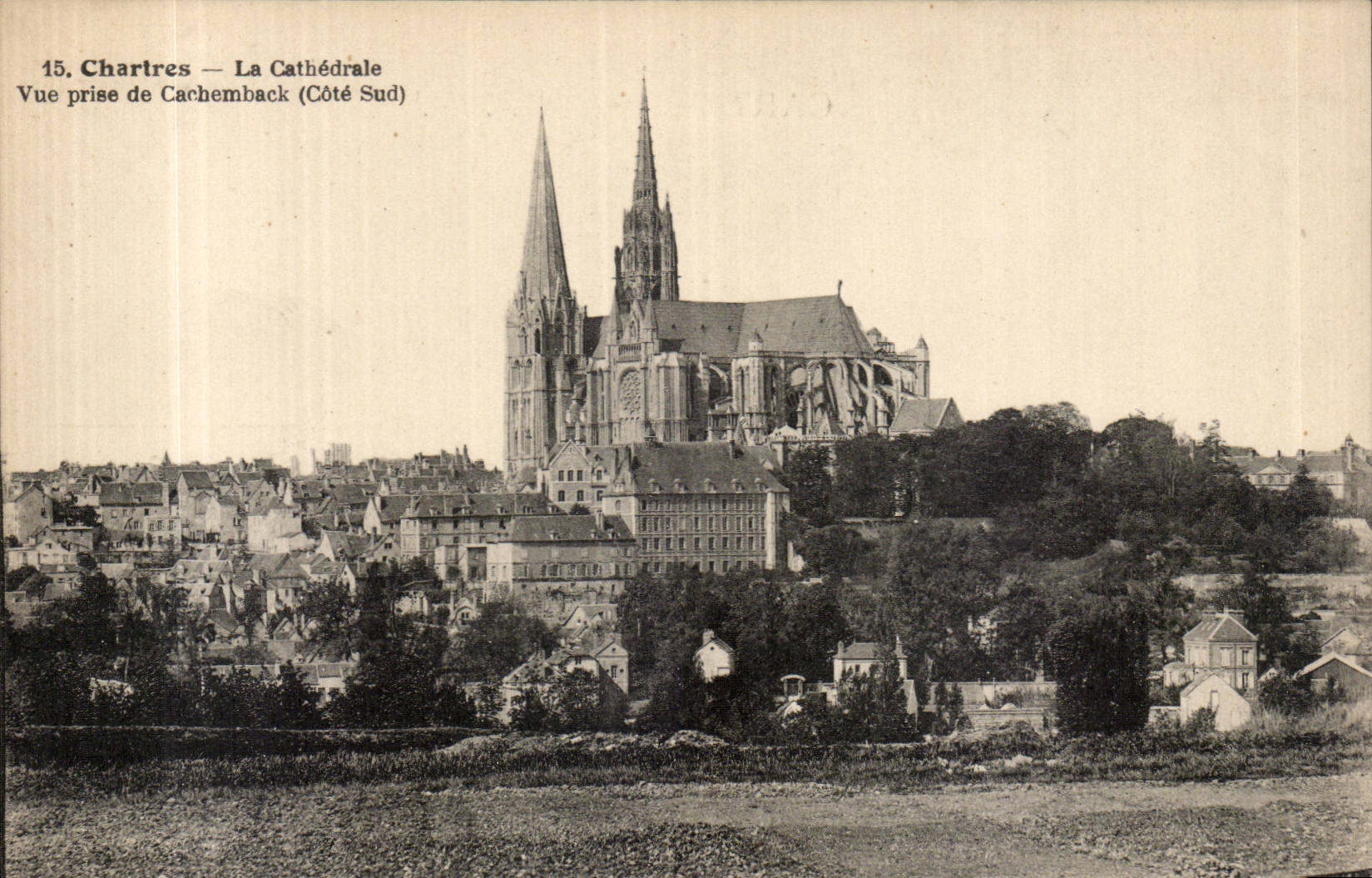CPA Chartres Vue prise de Cachembark