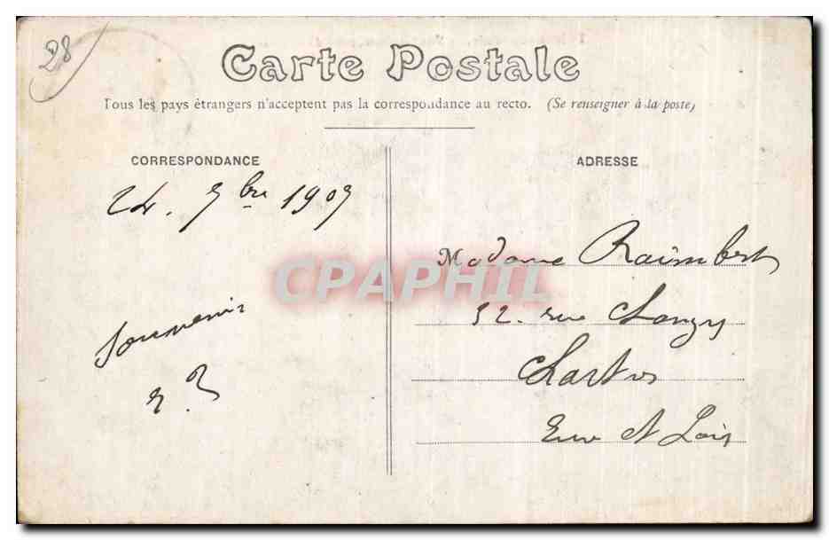 Thiron-Gardais — Vue Générale, prise du Clocher — Rückseite