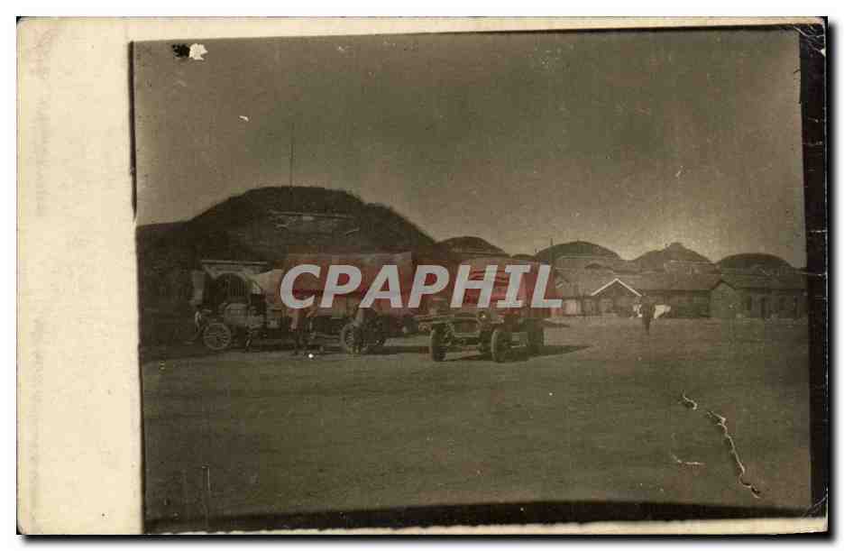 CARTE PHOTO Avril 1916 Militaria Camion militaire