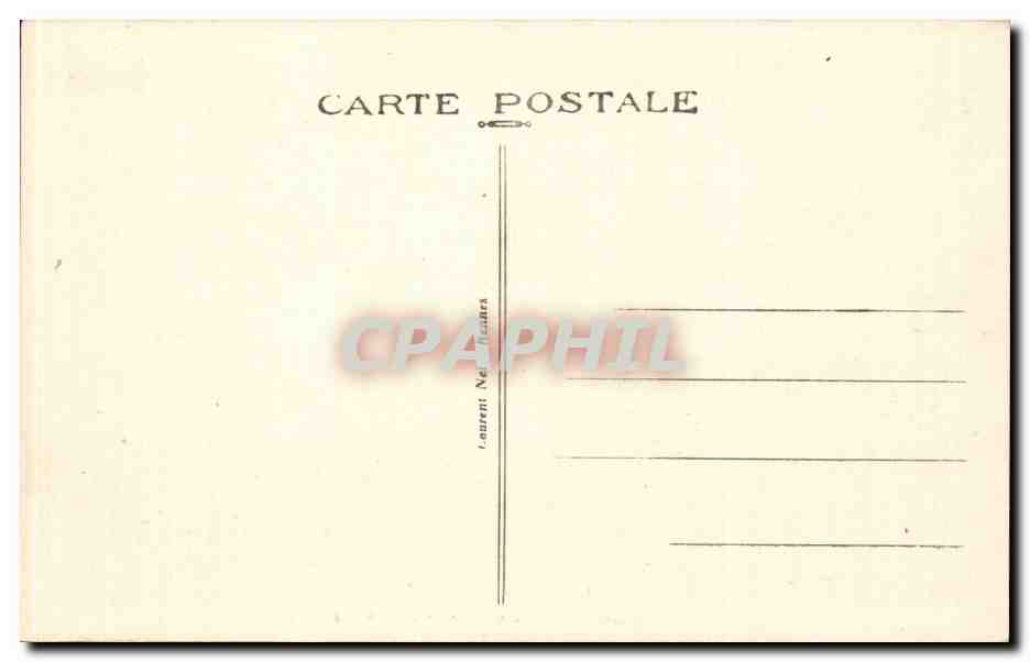 CPA Rennes le Thabor Sous le grand cedre — Rückseite