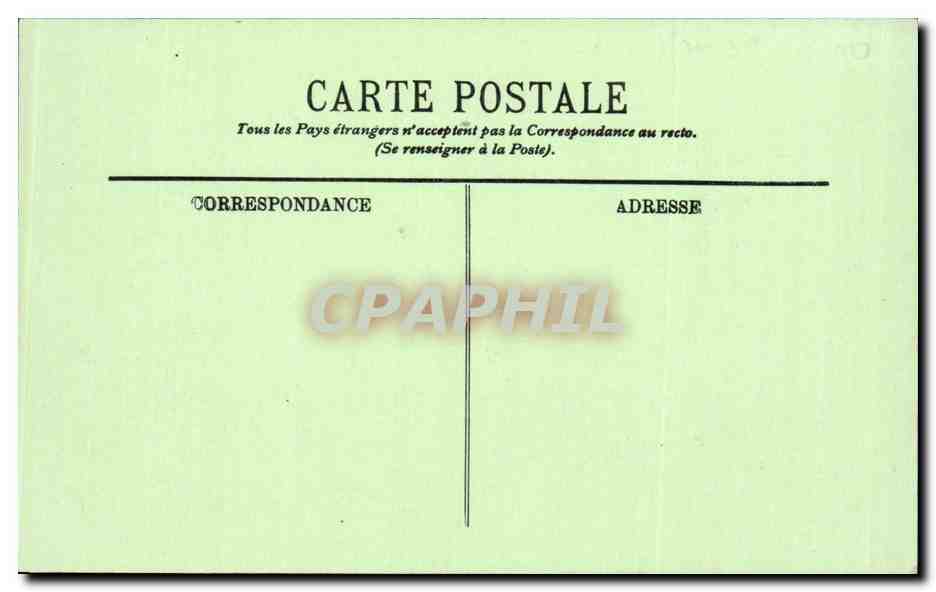 CPA Rouen Vieille maison Cour d'Albane — Verso