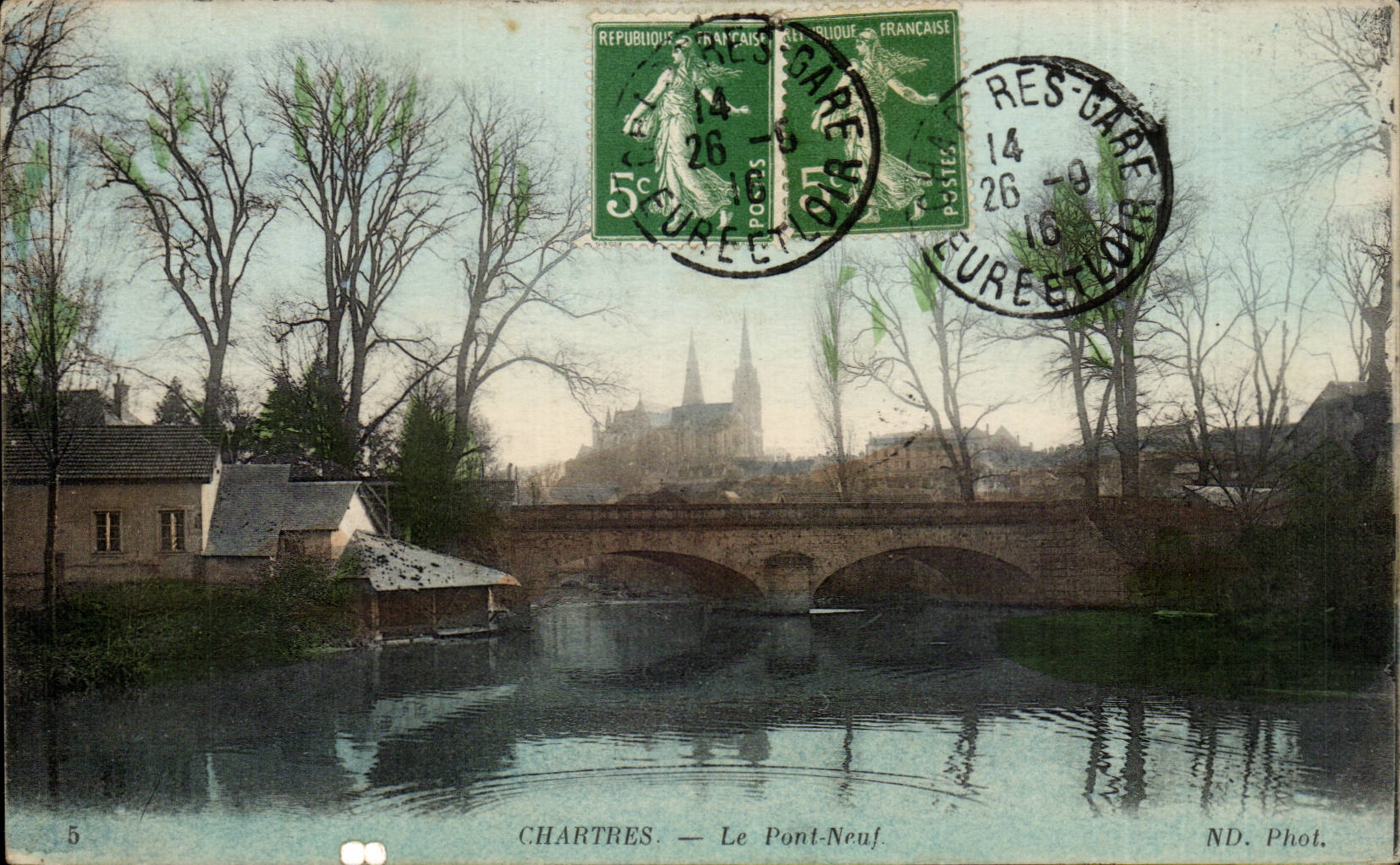 Chartres — Le Pont-Neuf — ND. Phot.