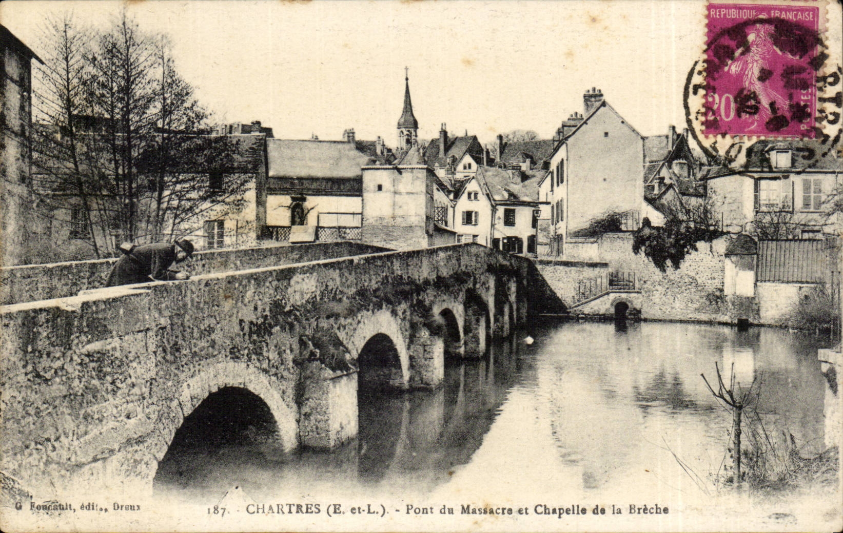 Chartres (E-et-L.) — Pont du Massacre et Chapelle de la Brèche — G. Rouault, éditeurs, Dreux