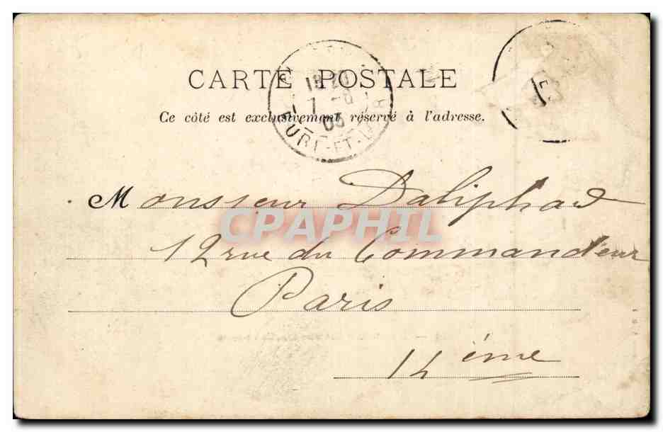 Chartres - Caserne des Cuirassiers — Collection A. B. J. — Reverso