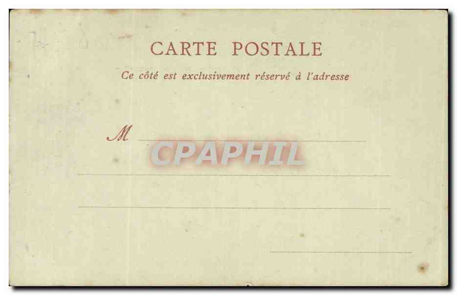 Chartres CPA La Porte Guillaume — Verso