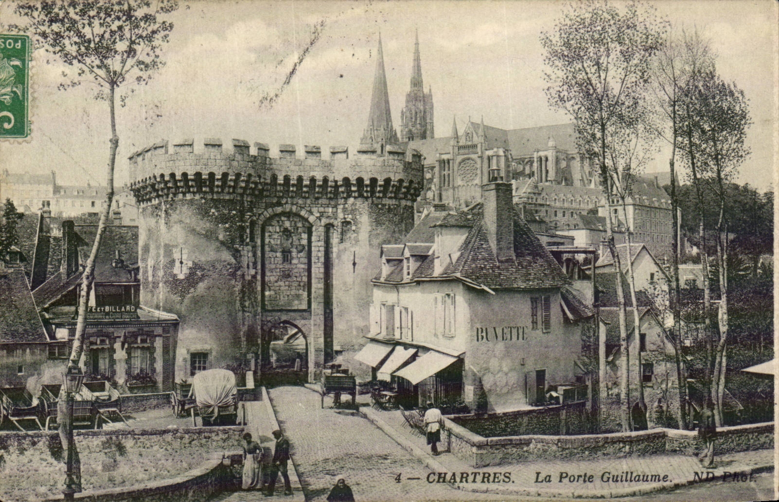 Chartres — La Porte Guillaume — Éditeur Fect Billard, n°4