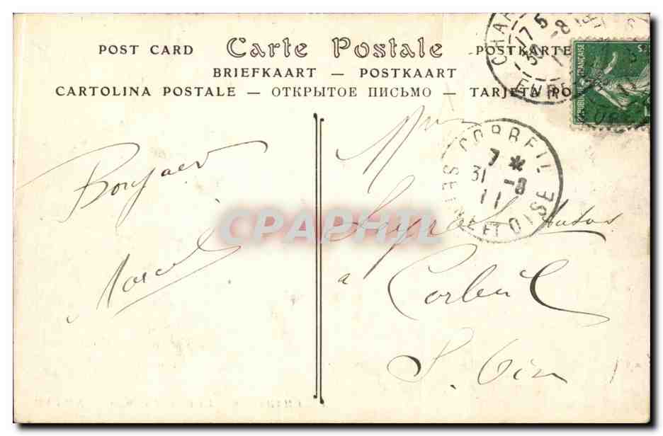 Chartres — La Porte Guillaume — Éditeur Fect Billard, n°4 — Reverso