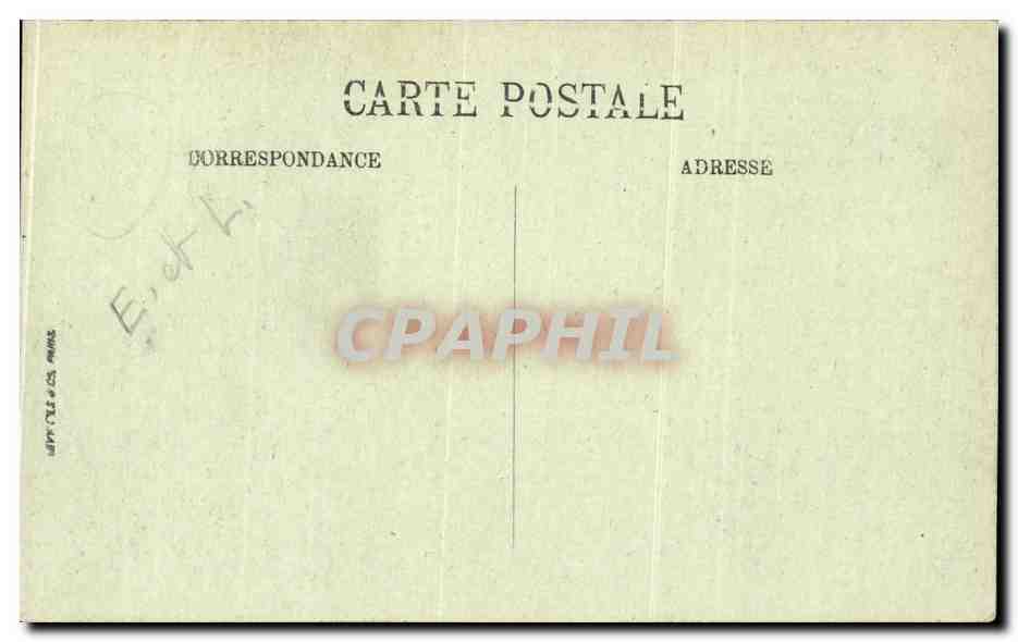 Chartres CPA Porte Guillaume — Verso