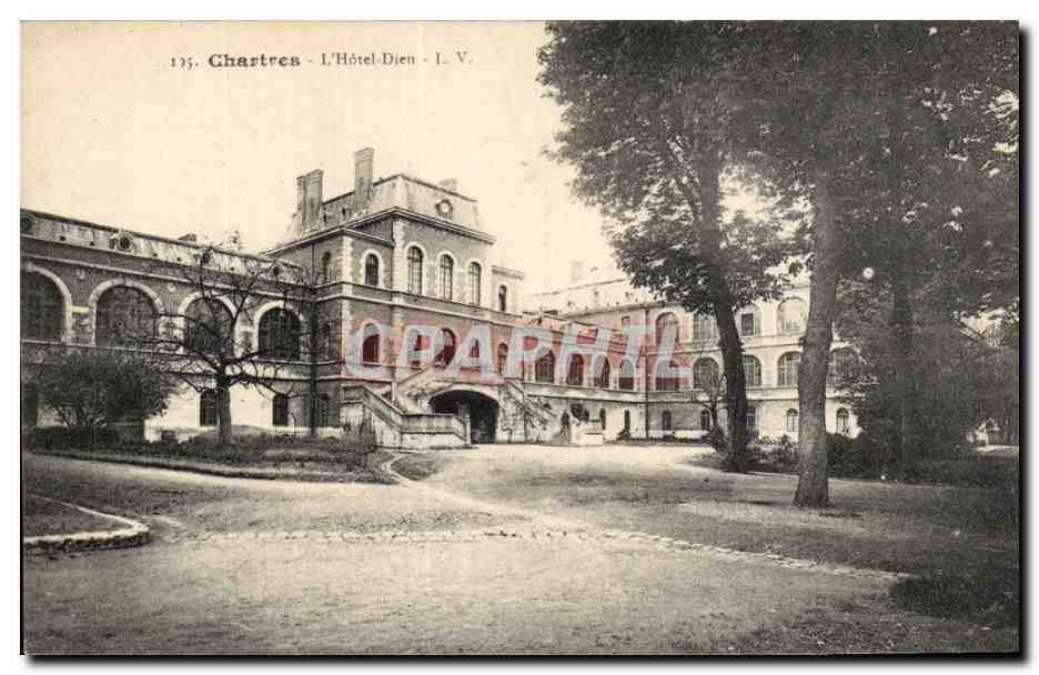 Chartres CPA L'Hotel Dieu