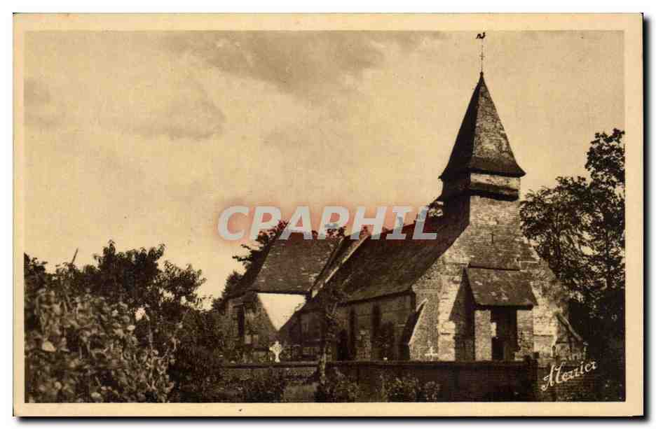 CPA Le Treport Eu Mers et environs L'eglise de Ponts et Marais 