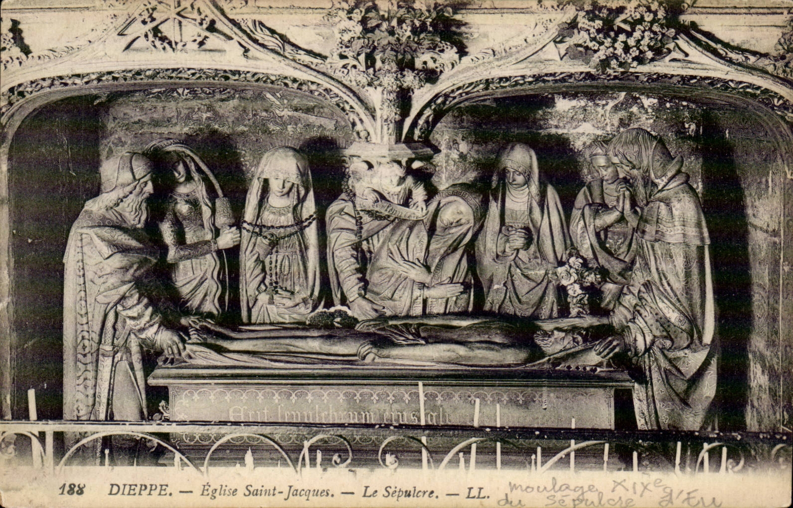 CPA Dieppe Eglise Saint Jacques le sepulcre