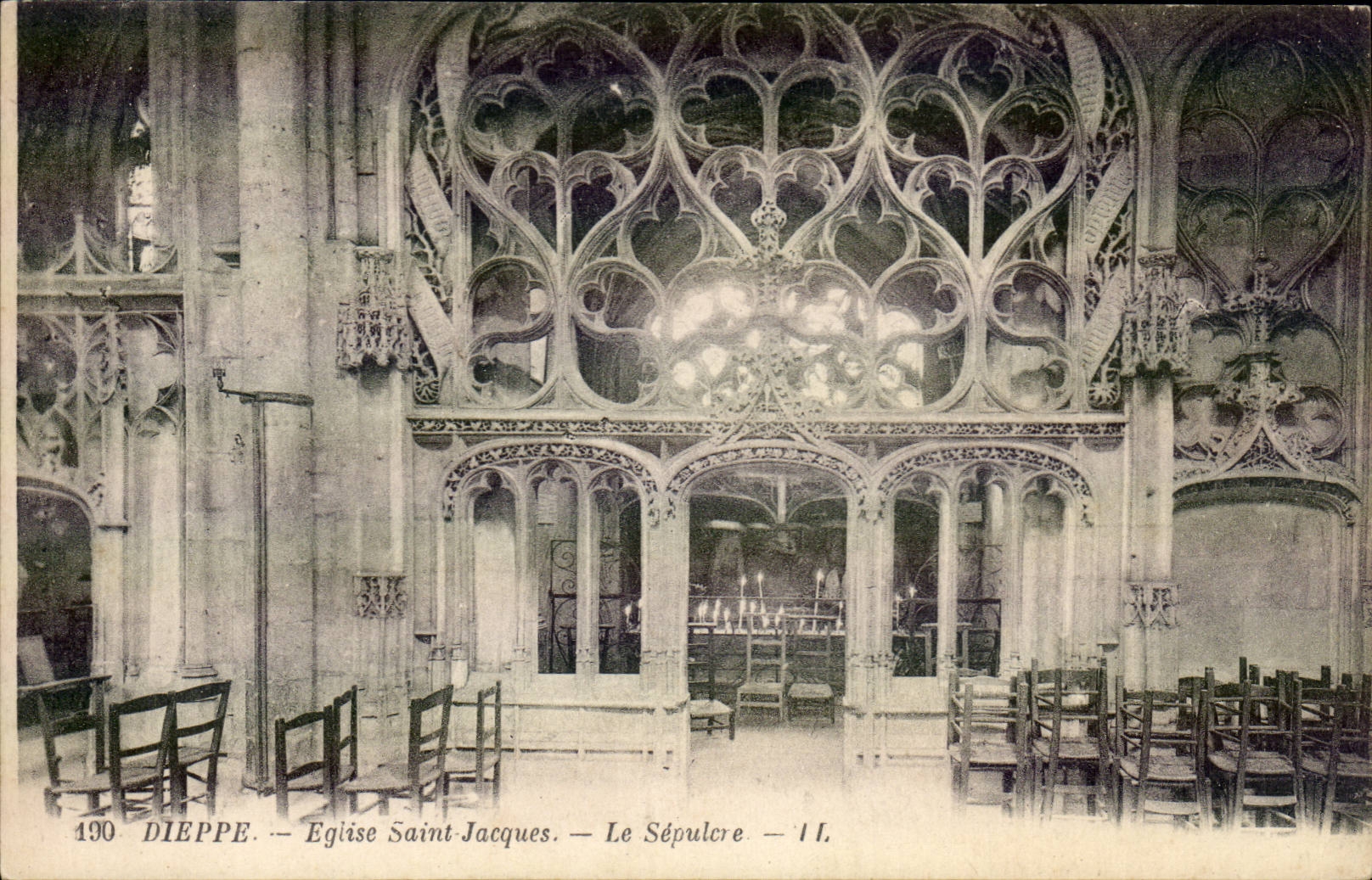 CPA Dieppe Eglise Saint Jacques le sepulcre