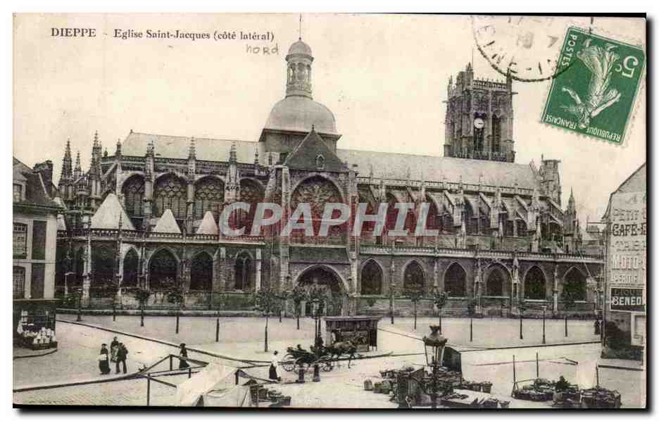 CPA Dieppe Eglise Saint Jacques