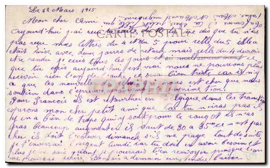Sur le front — La Mitraillleuse — 'PATRIE' 22 — Reverso