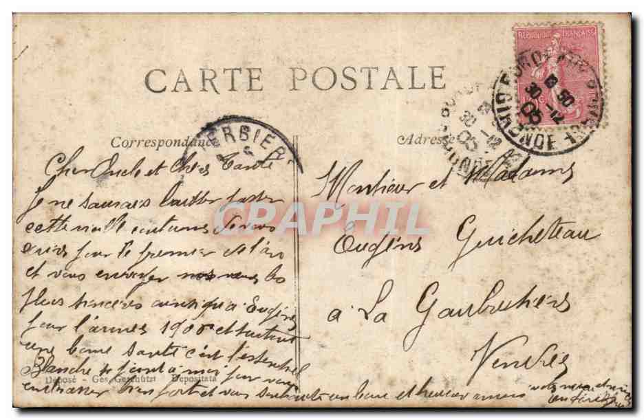 CPA Fantaisie Enfants — Verso