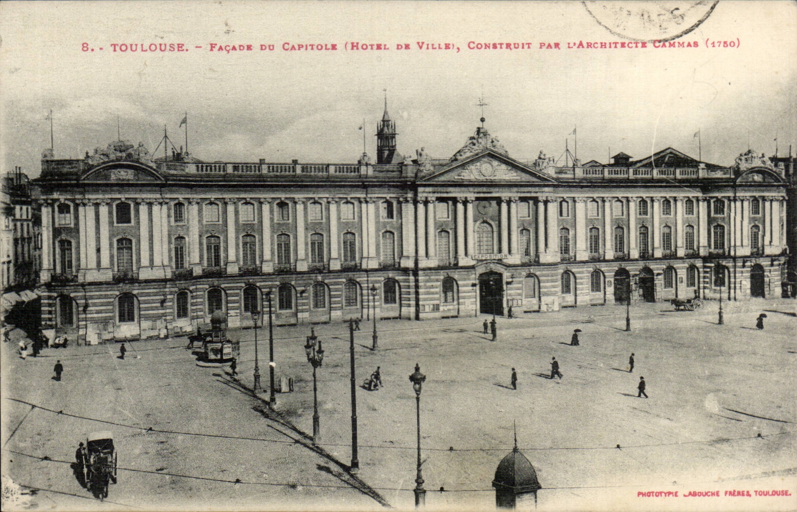 CPA Toulouse Facade du capitole Hotel de ville 