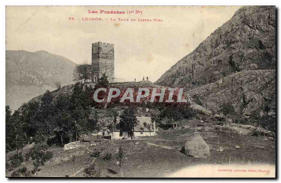 CPA Luchon La tour de Castel Viel