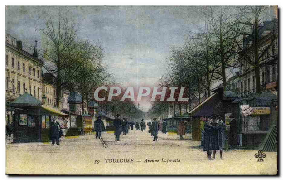 Toulouse — Avenue Lafayette — éditeur anonyme, n° 59